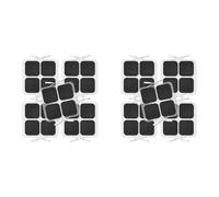 Agmoctz Coussins de Remplacement D'Unité TENS, Coussinets D'Unité TENS 2x2 Pouces 40 Pièces Tampons D'Électrodes Auto-Adhésifs Réutilisables