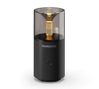 Agmoctz Diffuseur D'Arôme à la Chandelle à Ultrasons Électrique USB Mini Diffuseur de Parfum à L' Essentielle en Brume Noire