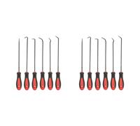 Agmoctz Ensemble de Crochets et Crochets de Précision Extra Longs, Ensemble de 12 Pièces, Tige en Acier au Chrome, pour Retirer les Tuyaux et les Joints