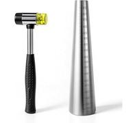 Agmoctz Ensemble de Mesureurs de Bracelets Comprenant un Marteau en Caoutchouc à Double Sens avec Réglage Gradué - Outil de Fabrication de Bracelets et de