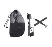 Agmoctz Kit de Nettoyage de Club de Golf, Brosse de Golf RéTractable et AffûTeur de 2 Rainures de Club de Golf pour Rainures en U et en V, Kit de Nettoyage de Club de Golf