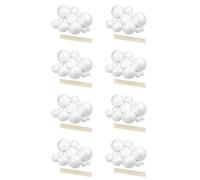 Agmoctz Kit de Projet de Système Solaire, PlanetModel Crafts 112 Boules de Sphères en Polystyrène de Taille Mixte pour Les Projets Scientifiques Scolaires