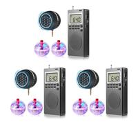 Agmoctz Kit D'Équipement Spirit Box 12 Pièces, avec 2 Boules LED pour Chat et 1 Haut-Parleur Spirit Box, Équipement Paranormal pour, Le Bureau et L'Extérieur. A