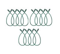 Agmoctz Lot de 12 Attaches Flexibles de 50 cm (20 Pouces) pour Guirlandes de Noël, Couronnes, Rampes D'Escalier, Chaussettes et Décorations de Noël.
