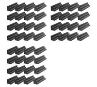 Agmoctz Lot de 48 Panneaux en Mousse Acoustique, Bloc D'Angle Acoustique pour Piège à Basses, Mousse Insonorisante pour Studio, Maison ou Théâtre.