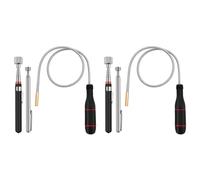 Agmoctz Lot de 6 Outils de Ramassage Magnétiques : Aimant Extensible, Outil de Ramassage Magnétique Télescopique, Outil de Ramassage Magnétique Flexible et Pliable