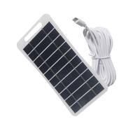 Agmoctz Mini Panneau Solaire 5V 2W, Chargeur Solaire USB, Panneaux Solaires de Type Micro, Panneau Solaire Portable pour L'Éclairage Domestique Du Téléphone