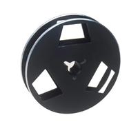Agmoctz Nouvelle Bobine Réceptrice de 2,5 Pouces, Bobine Réceptrice Audio en Métal à Bobine Ouverte, 3 Trous de Résistance au Vent, Bobine de Bande Vide de 2,5 Pouces, B