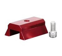 Agmoctz Plaque de Rail en Queue d'aronde de Style Convexe - 42 mm (1,65 Pouces) de Longueur pour Télescope, Lunette de Visée, Base de Smartphone, Extensible, Facile à Utiliser