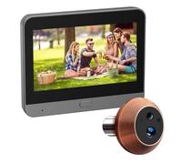 Agmoctz Smart Home Security Wireless Wifi 3MP Mini Peephole Door Camera PIR Motion Detection Tuya Video Intercom Doorbell System