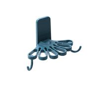 Agmoctz Support de Chiffon de Cuisine en Forme de Fleur avec Crochet Organisateur de Rangement Mural sans Perçage Spatule Porte-Cuillère Étagère à Serviettes B