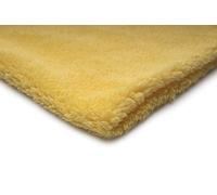 Agneau tricoté, Sherpa, Fourrure artificielle, 50x160 cm (Jaune)
