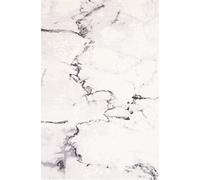 AGNELLA Diverse Volakas Tapis 100% en Laine, à Poils Courts et Moelleux Motif Abstrait, Moderne Marbre Tapis Salon 160x240 cm Tapis Blanc Polaire