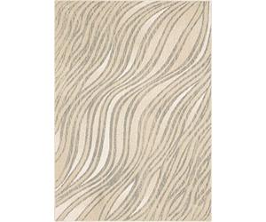 AGNELLA Harmony Tide Tapis - Moquette 100% Laine Tissée avec la Technologie Wilton Moderne Vintage Rétro Sable 160 x 220 cm