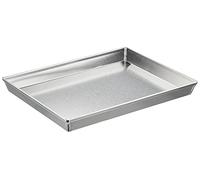 Agnelli agn820r30 Plat rectangulaire Basse, Aluminium, Gris, 30 x 23 x 3 cm