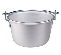 Agnelli Bouilloire Autocuiseurs avec Manche Arc et l'ourlet BLTF Aluminium Argent 34 cm