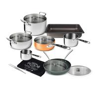 Agnelli - Top-Set 13 pièces - 3 couches, multicouches et anti-adhésives avec boîte en bois