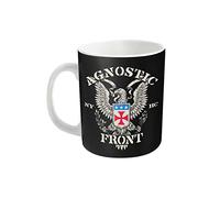 Agnostic Front Tasse À Café Eagle Crest Band Logonew Officiel Blanc Boxed