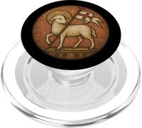 Agnus Dei Lamb de Dieu Jésus-Christ - Catholique PopSockets PopGrip pour MagSafe