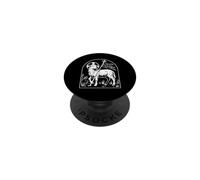 Agnus Dei Pascal Agneau Vintage Catholique Symbole Chrétien PopSockets PopGrip Adhésif