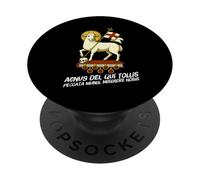 Agnus Dei Sanctus Traditionnel Latin Messe Catholique PopSockets PopGrip Adhésif