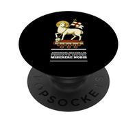 Agnus Dei Sanctus Traditionnel Latin Messe Catholique PopSockets PopGrip Adhésif