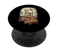 Agnus Dei Sanctus Traditionnel Latin Messe Catholique PopSockets PopGrip Adhésif