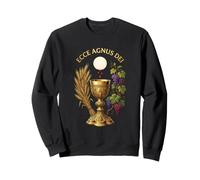 Agnus Dei Sanctus Traditionnel Latin Messe Catholique Sweatshirt