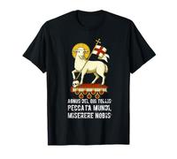 Agnus Dei Sanctus Traditionnel Latin Messe Catholique T-Shirt