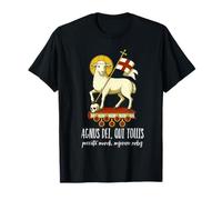Agnus Dei Sanctus Traditionnel Latin Messe Catholique T-Shirt
