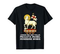 Agnus Dei Sanctus Traditionnel Latin Messe Catholique T-Shirt