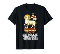 Agnus Dei Sanctus Traditionnel Latin Messe Catholique T-Shirt