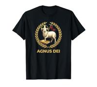 Agnus Dei Sanctus Traditionnel Latin Messe Catholique T-Shirt Graphique avec Valeur