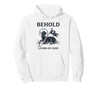 Agnus Dei Symbole de Foi chrétienne Religieux catholique Graphique Sweat à Capuche