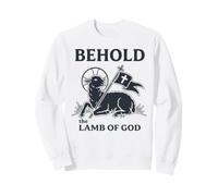 Agnus Dei Symbole de Foi chrétienne Religieux catholique Graphique Sweatshirt