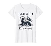 Agnus Dei Symbole de Foi chrétienne Religieux catholique Graphique T-Shirt Graphique avec Valeur
