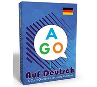 AGO Jeux de Cartes en Allemand Jeu de société pour Apprendre Les Mots allemands et la Grammaire Allemande. Un Jeu educatif pour Apprendre l'allemand en s'amusant.
