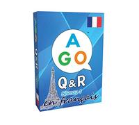 AGO Jeux de Cartes Q&R en français: Jeu de société pour Apprendre a Lire en français. Un Jeu educatif de Questions et réponses: 54 Cartes a Jouer pour enrichir Son vocabulaire Francais.