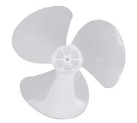 Agoky 3 Lames Pièces de Rechange Universelles de Pale de Ventilateur Ménage Plastique Pour Ventilateur de Plafond Fan de Table Piédestal Debout Diamètre de Roue 16/12 Pouces Blanc D 12 Pouces