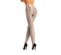Agoky Femme Collants Danse Brillante Legging Chatoyant Body Shapewear Contrôle Ventre Superelastic Pantalons Soirée Club Chaussettes Flash Silk Stockings Pantyhose Tights Nu Longueur: 89cm