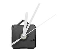 Agona 1 Paquet Horloge Murale de Remplacement Pièces de Réparation DIY À Main Moteur À Horloge À Quartz Mécanisme À Mouvement Pendule avec Ensemble Mains Et Accessoires (Noir + Blanc)