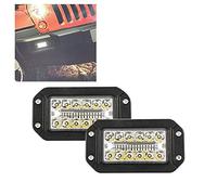Agona 2 PièCes 12V 6 Pouces Encastré Travail LumièRe 26 LED Phares de Voiture de Projecteur Super