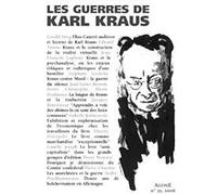 Agone 35 / 36-2006 Guerres de Karl Kraus