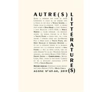 Agone 63-64 Autre(s) littérature(s) - Collectif - Agone - broché - Revue