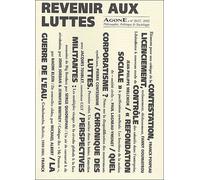 Agone N° 26-27, 2002 - Revenir Aux Luttes