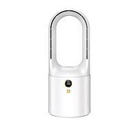 AGONEIR Ventilateur électrique de bureau réglable à 6 vitesses sans pales - Ventilateur de table sans pales rechargeable - 2000 mAh - Ventilateur sans feuilles pour table de bureau