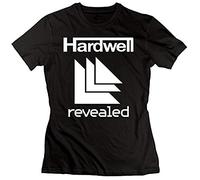 Agongda Woman Robbert Van De Corput Hardwell DJ Logo Tshirt Black 3XL