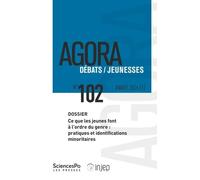Agora débats-jeunesses 102, 2026-1: Ce que les jeunes font à l'ordre du genre : pratiques et identifications minoritaires