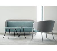 Agorà Table d'appoint rectangulaire Segis gris - T0203