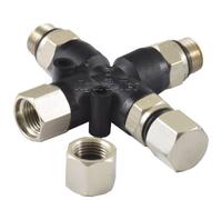 Agora-Tec - Aérographie - Distributeur d'air comprimé 3 têtes